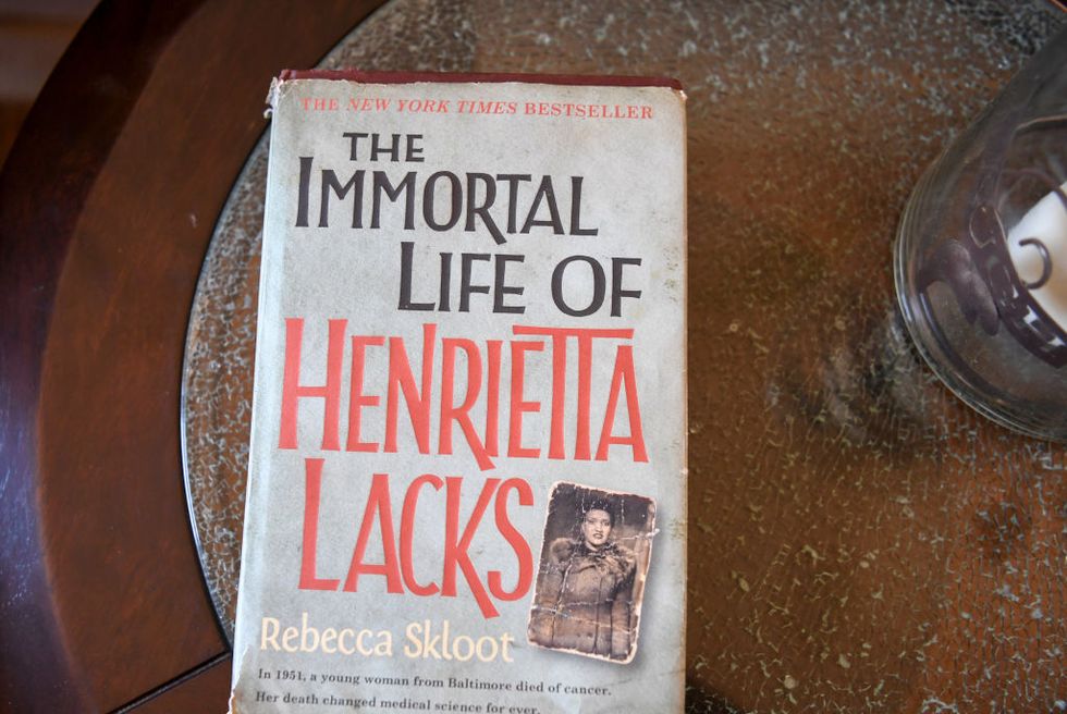the immortal life of henrietta lacks book on table