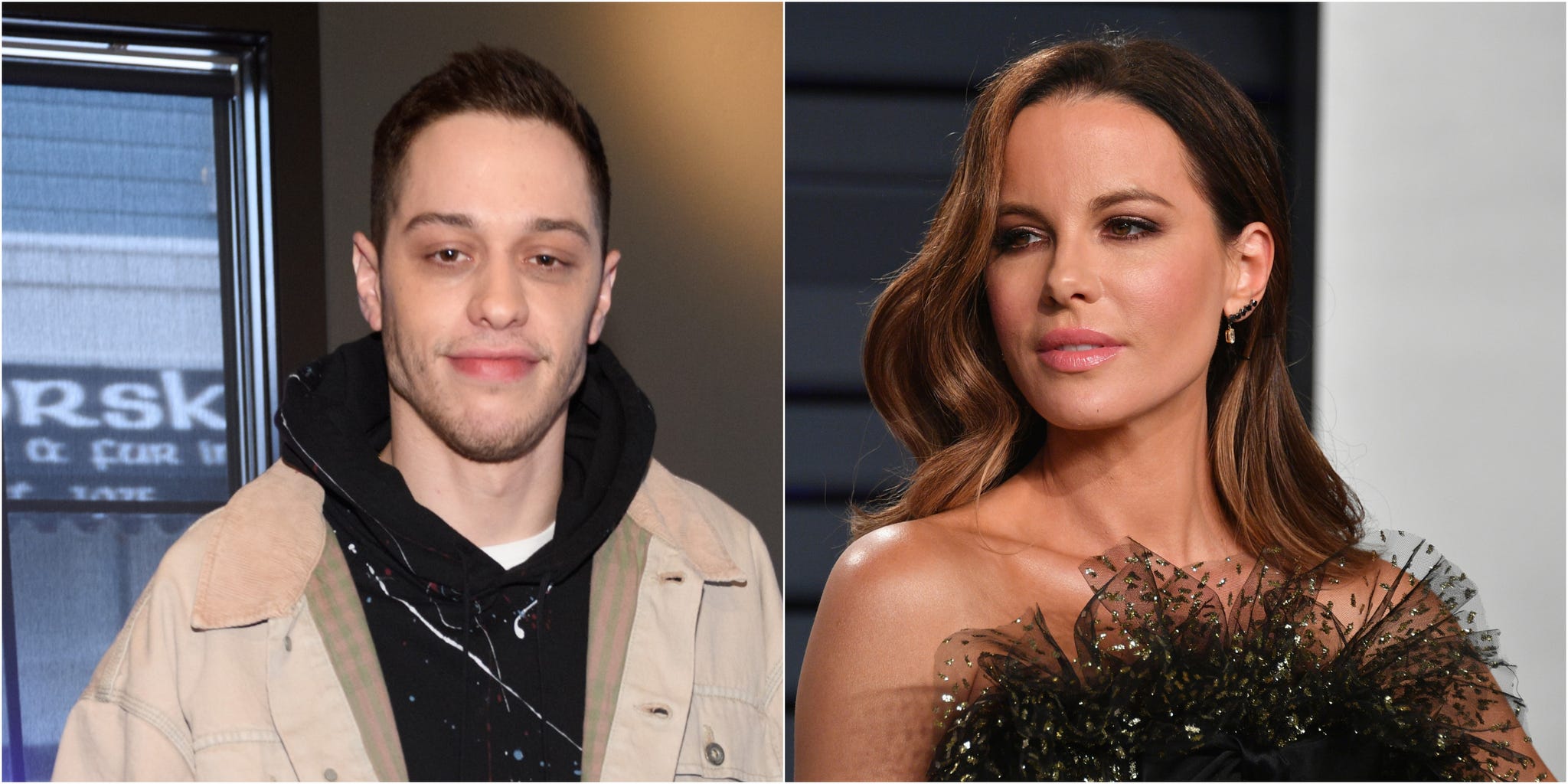 Pareja sorpresa! Pete Davidson, ex de Ariana Grande, y Kate Beckinsale ya  no esconden su amor, este es el beso que lo confirma