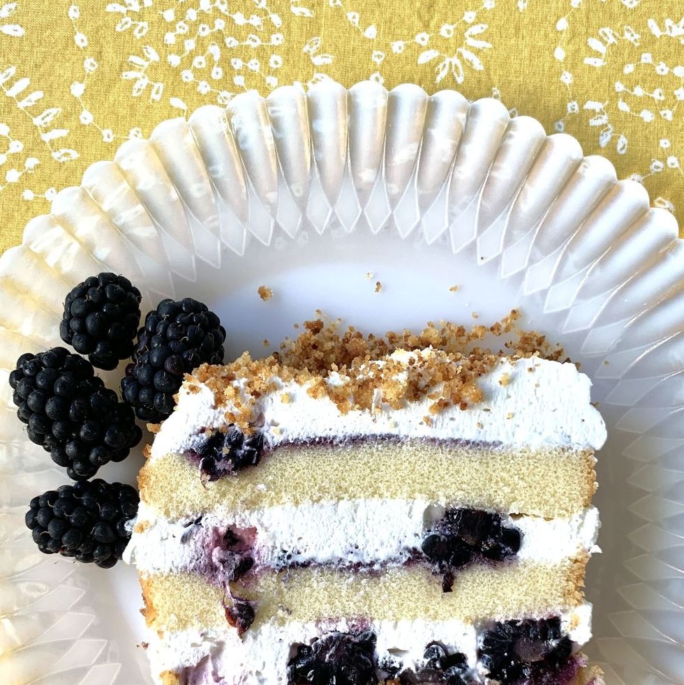layered blackberry icebox cake recipe