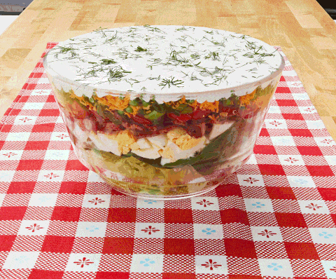 mothers day dinner ideas layered salad