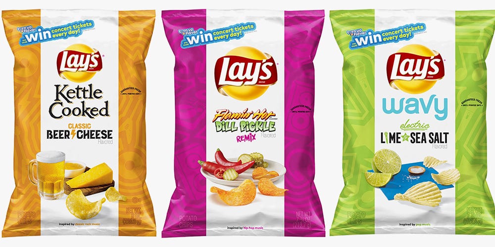 There Are 3 New Lay’s Chip Flavors Inspired by Music — Including Flamin ...