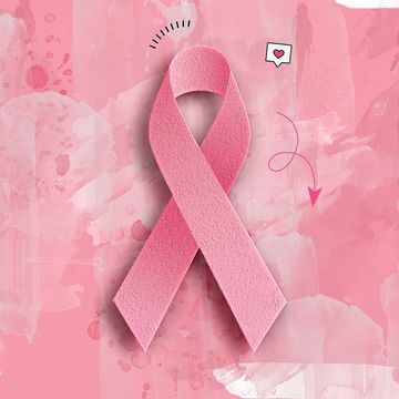 lazo rosa símbolo del cáncer de mama