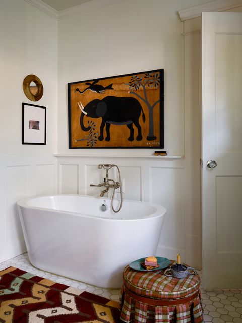 bathtub and elephant art