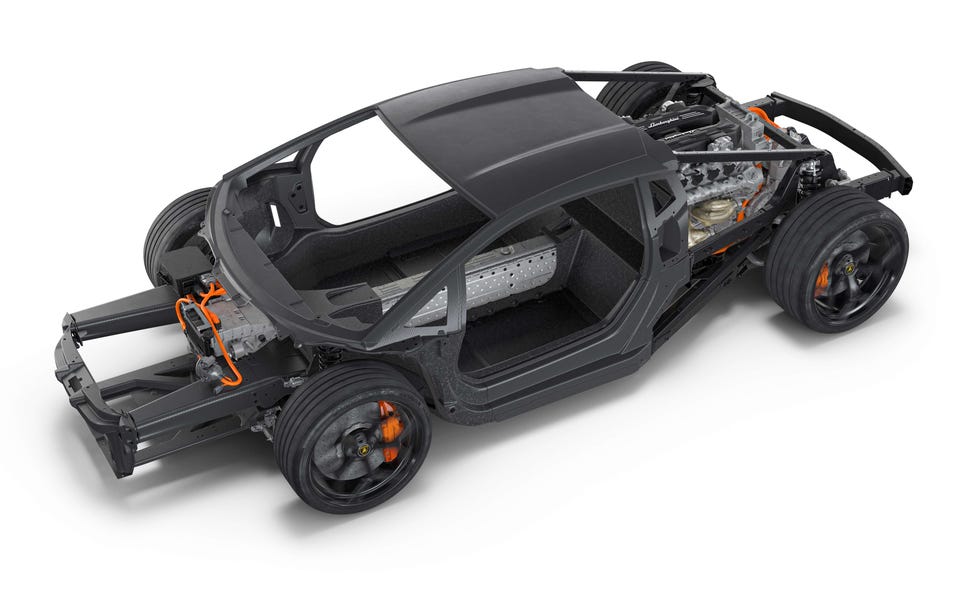 Lamborghini Reveals Next Aventador's Carbon-Fiber 'Monofuselage'