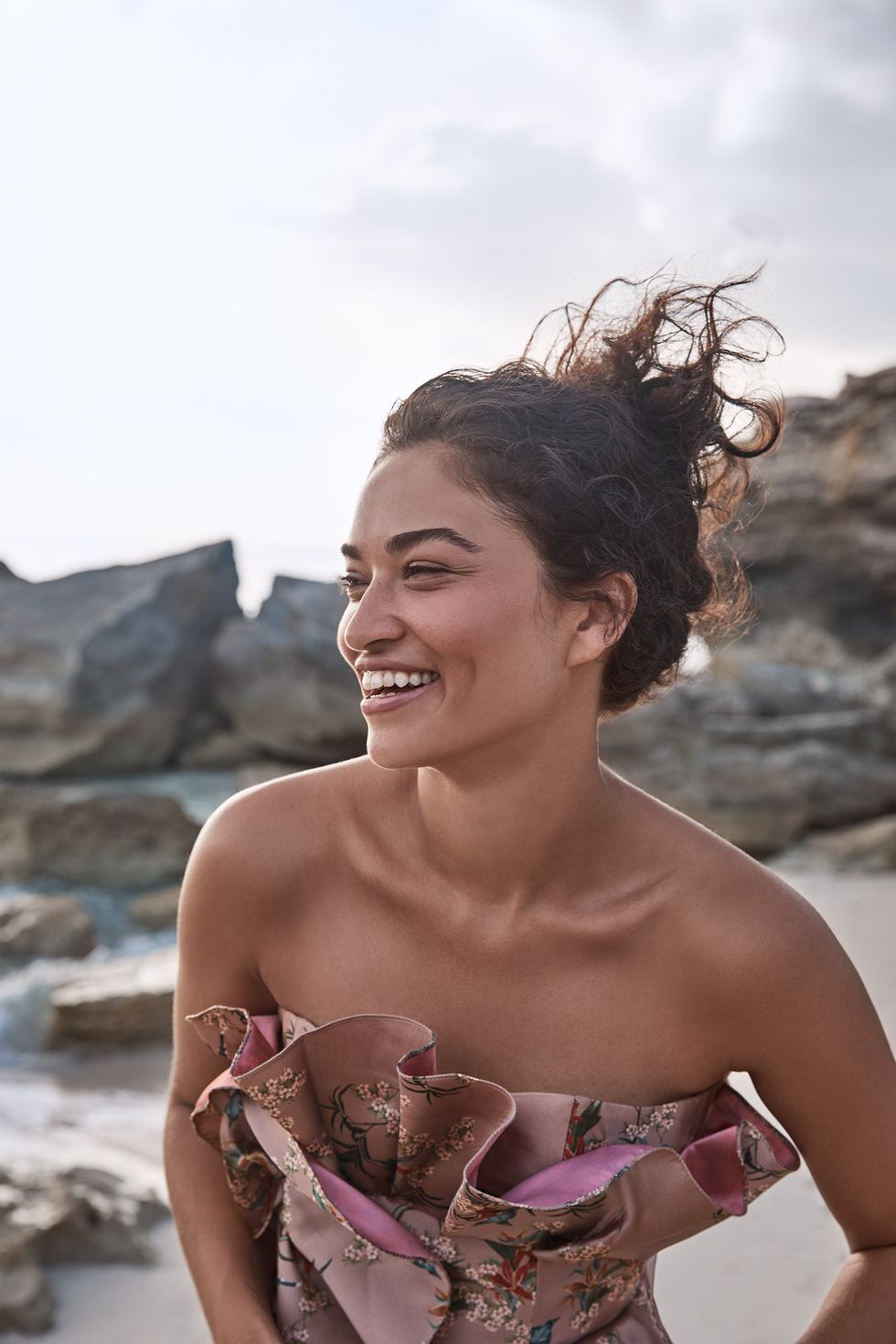 Facial expression, Skin, Beauty, Smile, Fun, Summer, Vacation, Dress, Photography, Happy, 