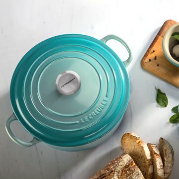 le creuset's cool mint collection with qvc