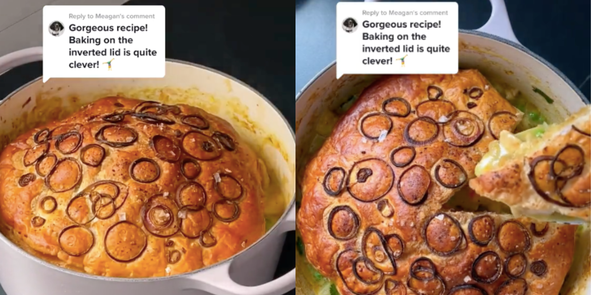 Try This Viral Le Creuset Lid Hack for Golden Brown Puff Pastry