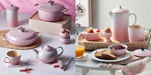 shell pink le creuset
