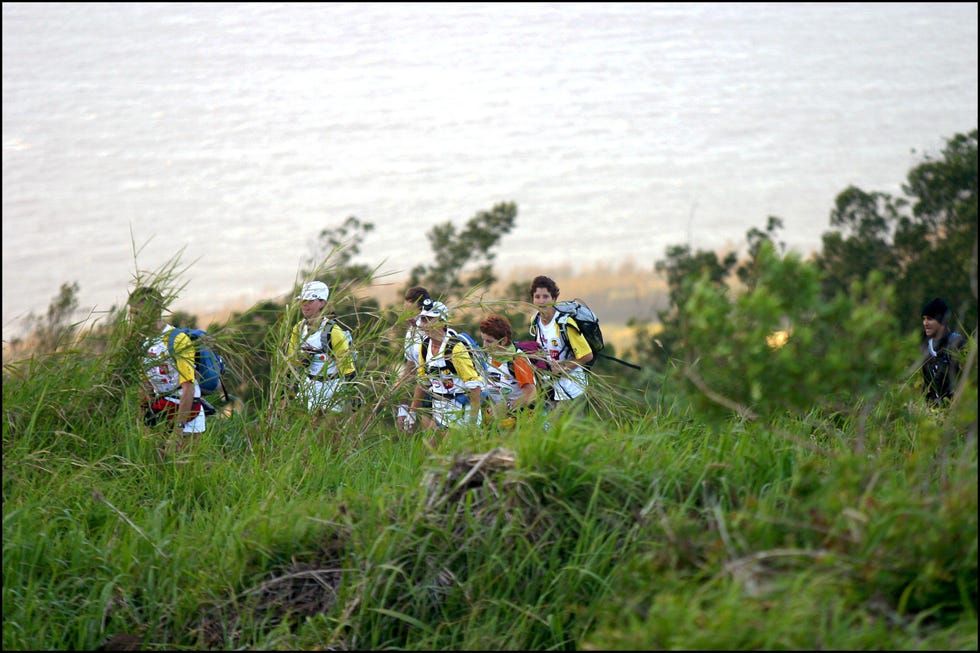 le grand raid race in la reunion in france on october 18, 2002