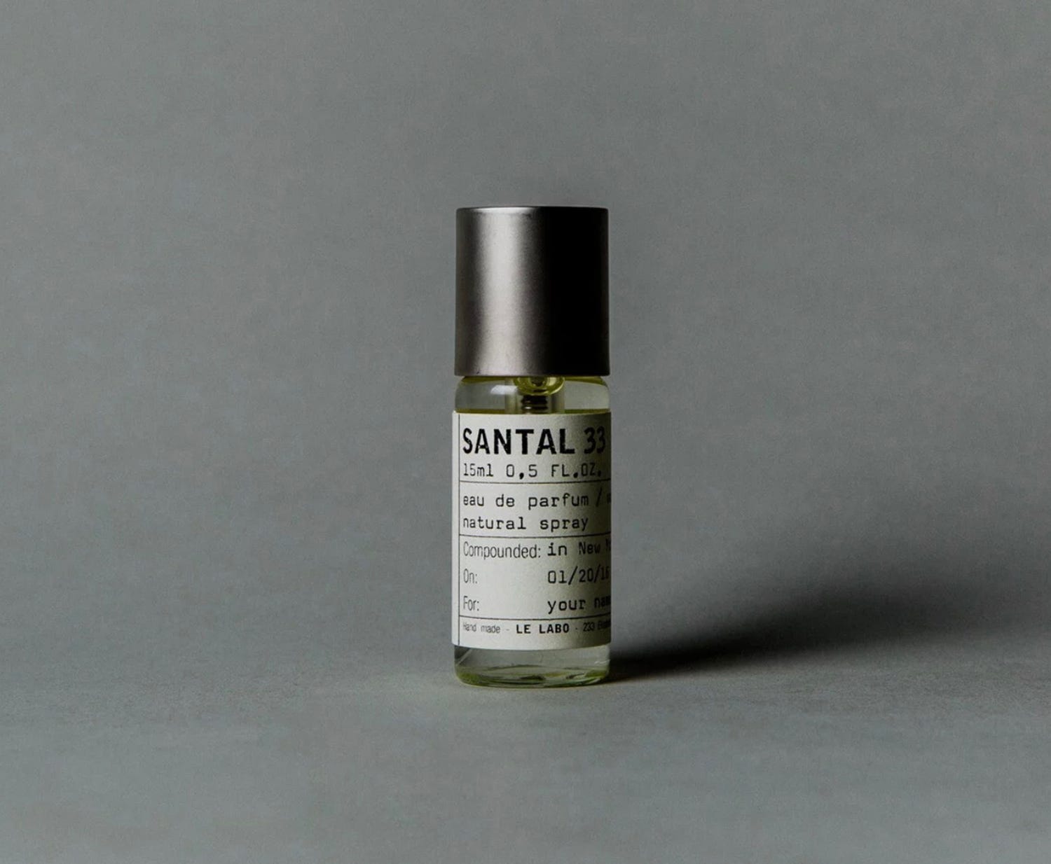 eau de perfume le labo santal 33