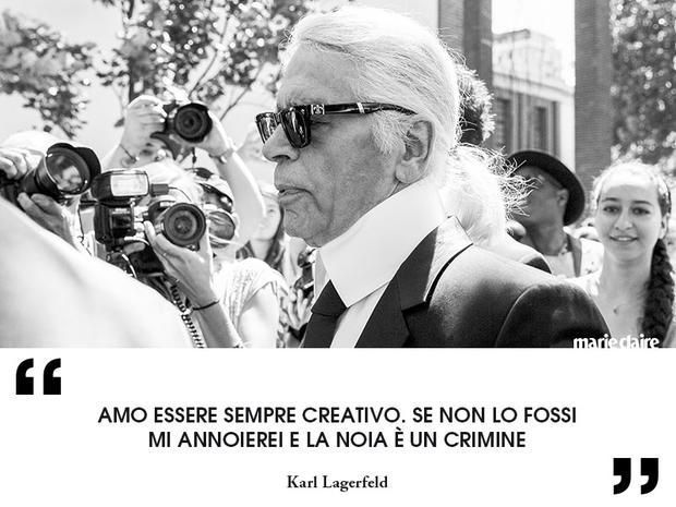 Le migliori frasi di Karl LagerfeldGetty Images/Artwork by Marie Claire Italia
