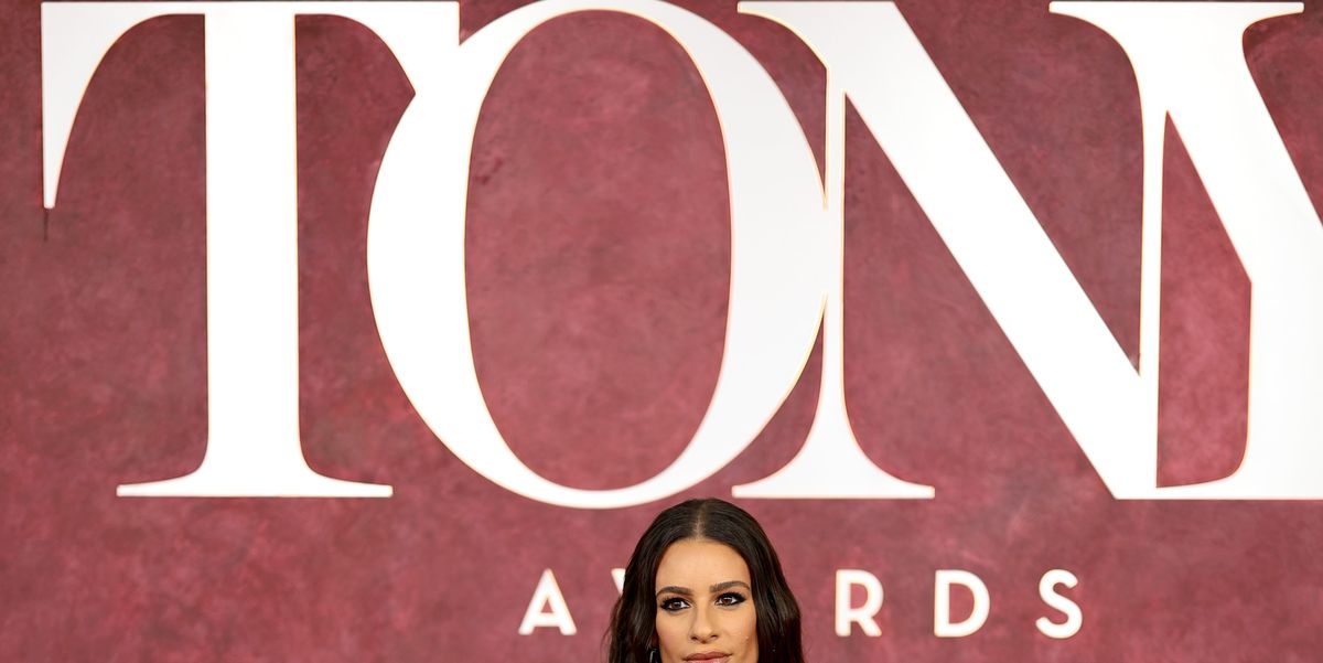 Lea Michele Puts a Sexy Spin on the Tuxedo Dress at the 2025 Tony Awards