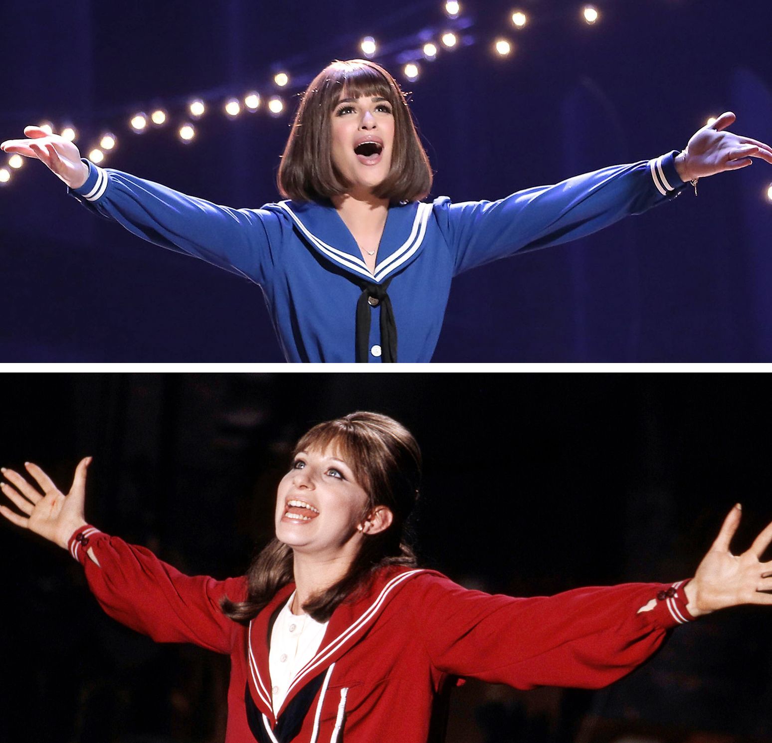 Lea Michele Fanny Brice and the Art of Trying Too Hard