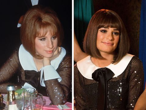 lea michele, fanny brice and the art of trying too hard