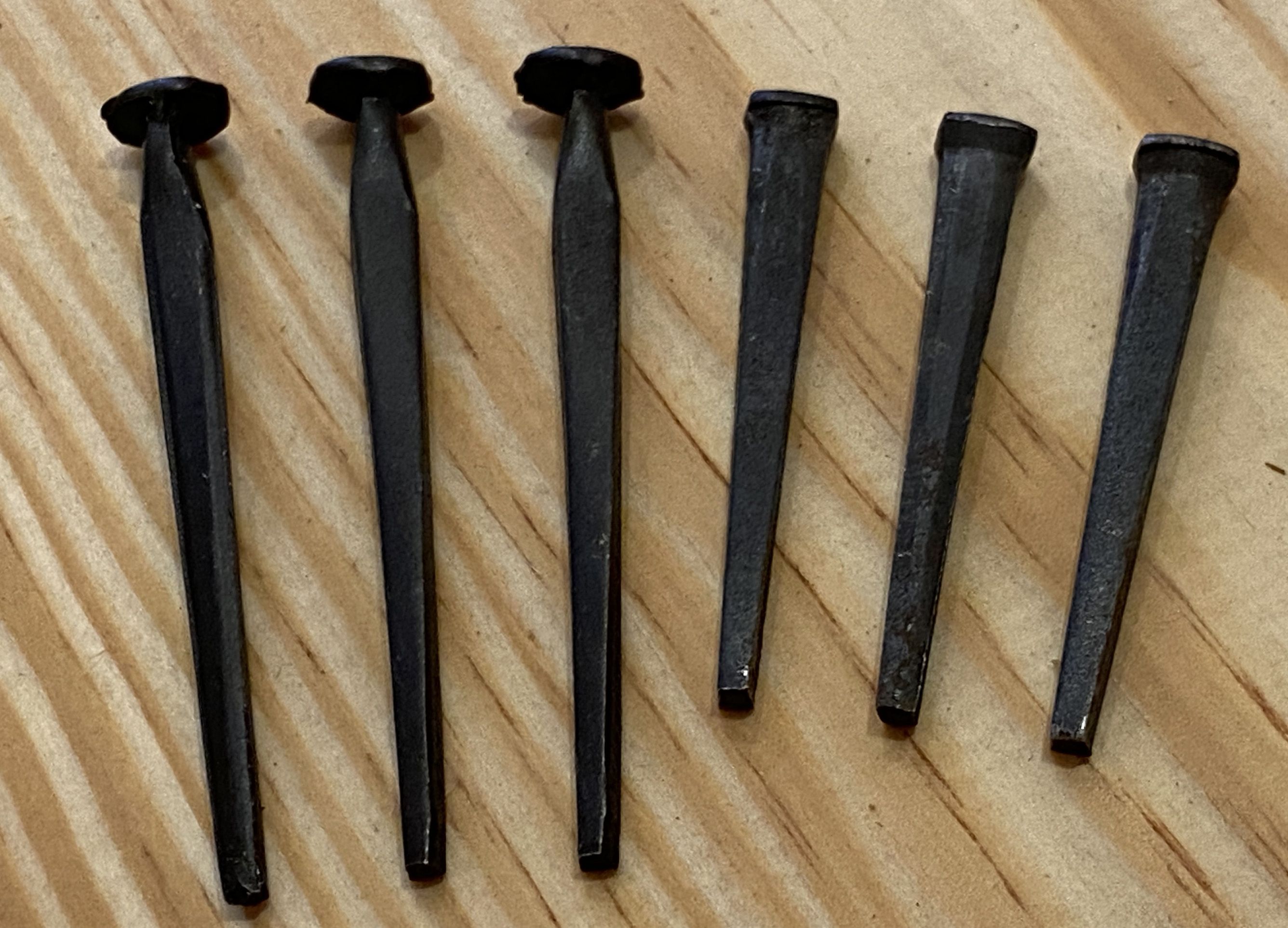 Set of 10 Antique Square Cut Iron Nails From Deconstructed Montana Barns, 5  Long, Free Shipping - Etsy