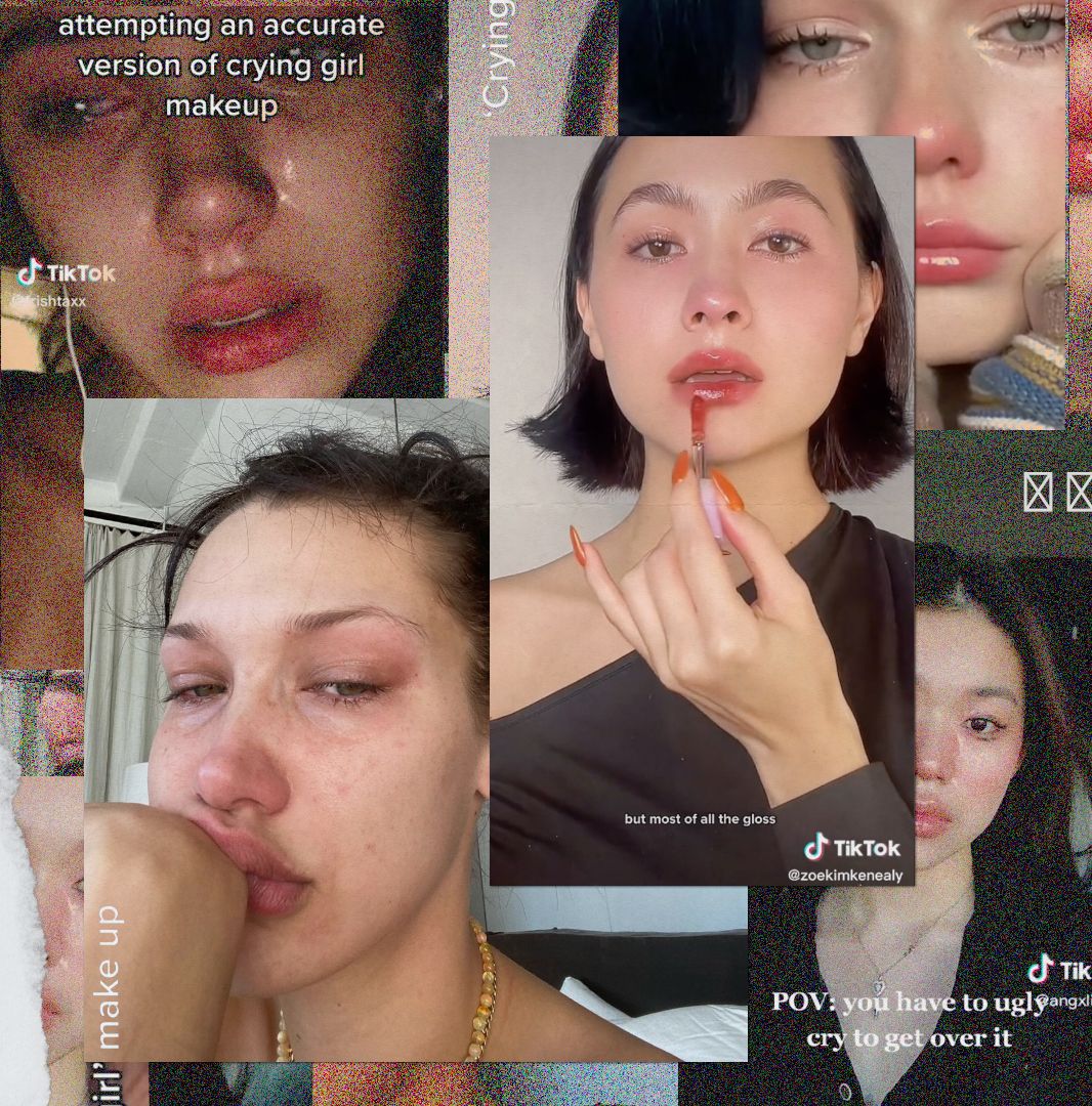 Sad girl beauty are makeup trends fetishizing female pain? picture picture