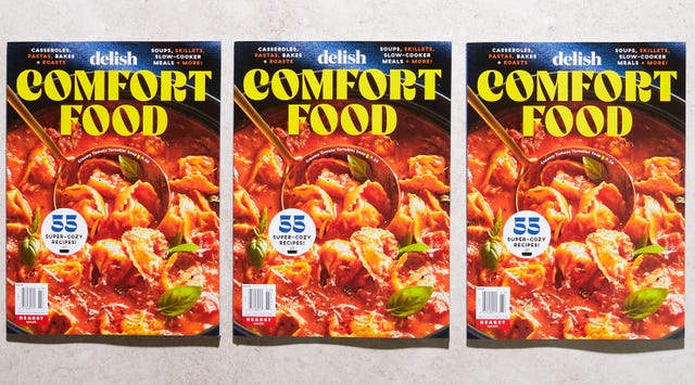 delish comfort food quarterly issue