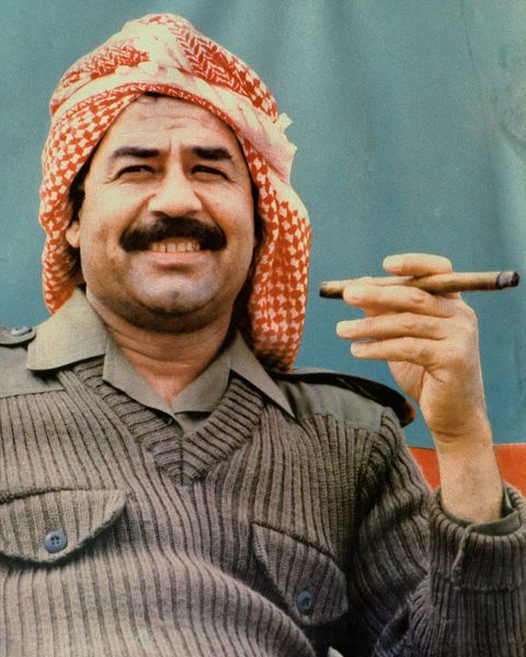 Portrait Of President Saddam Hussein