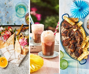 coke floats and jerk chicken