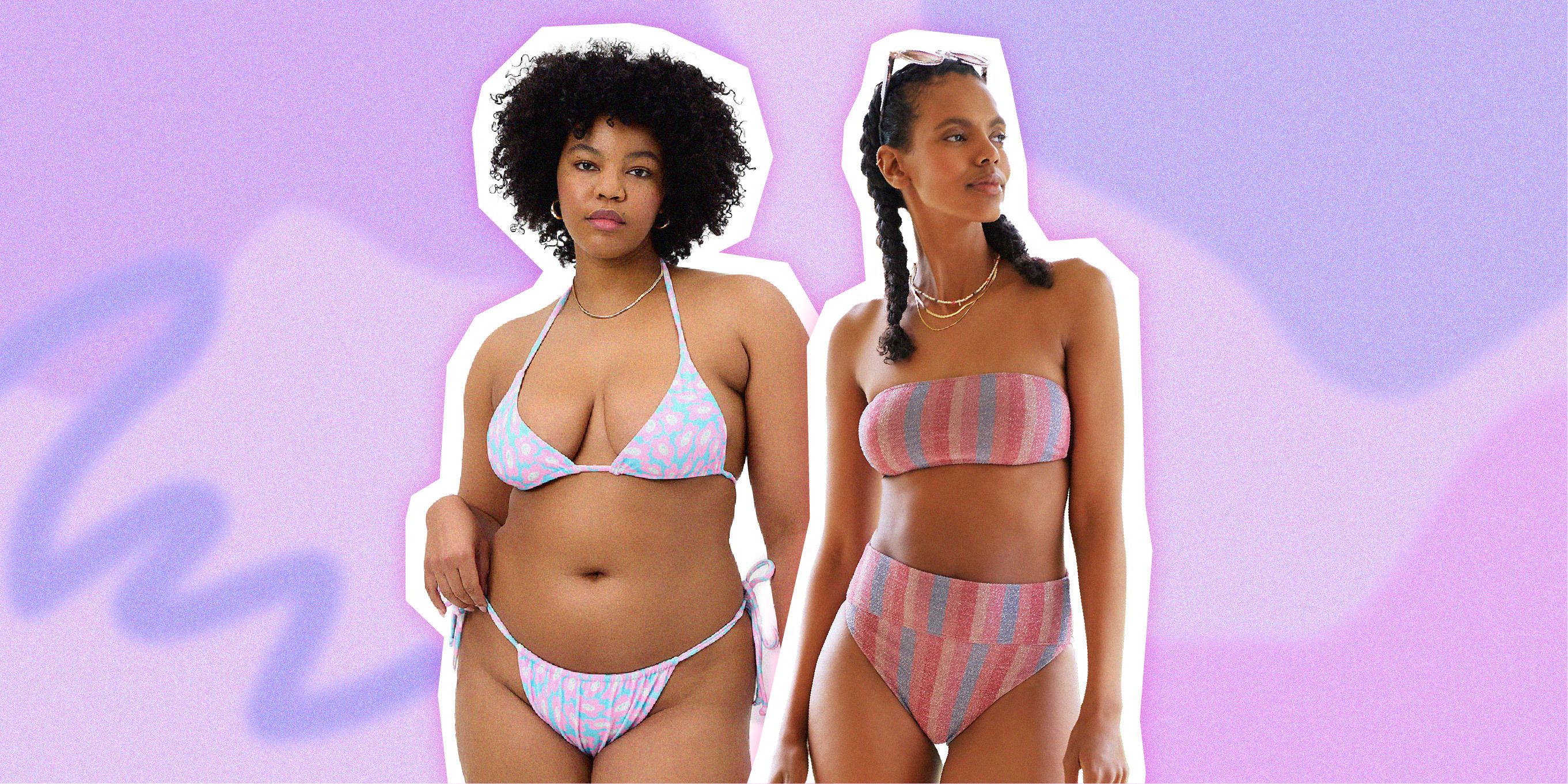 Thong Swimsuit African Swimwear Print Bandage Plus Size Women Tankini Long  Sleeve Bikini Set High Waist Bathing Suit – Euphoria
