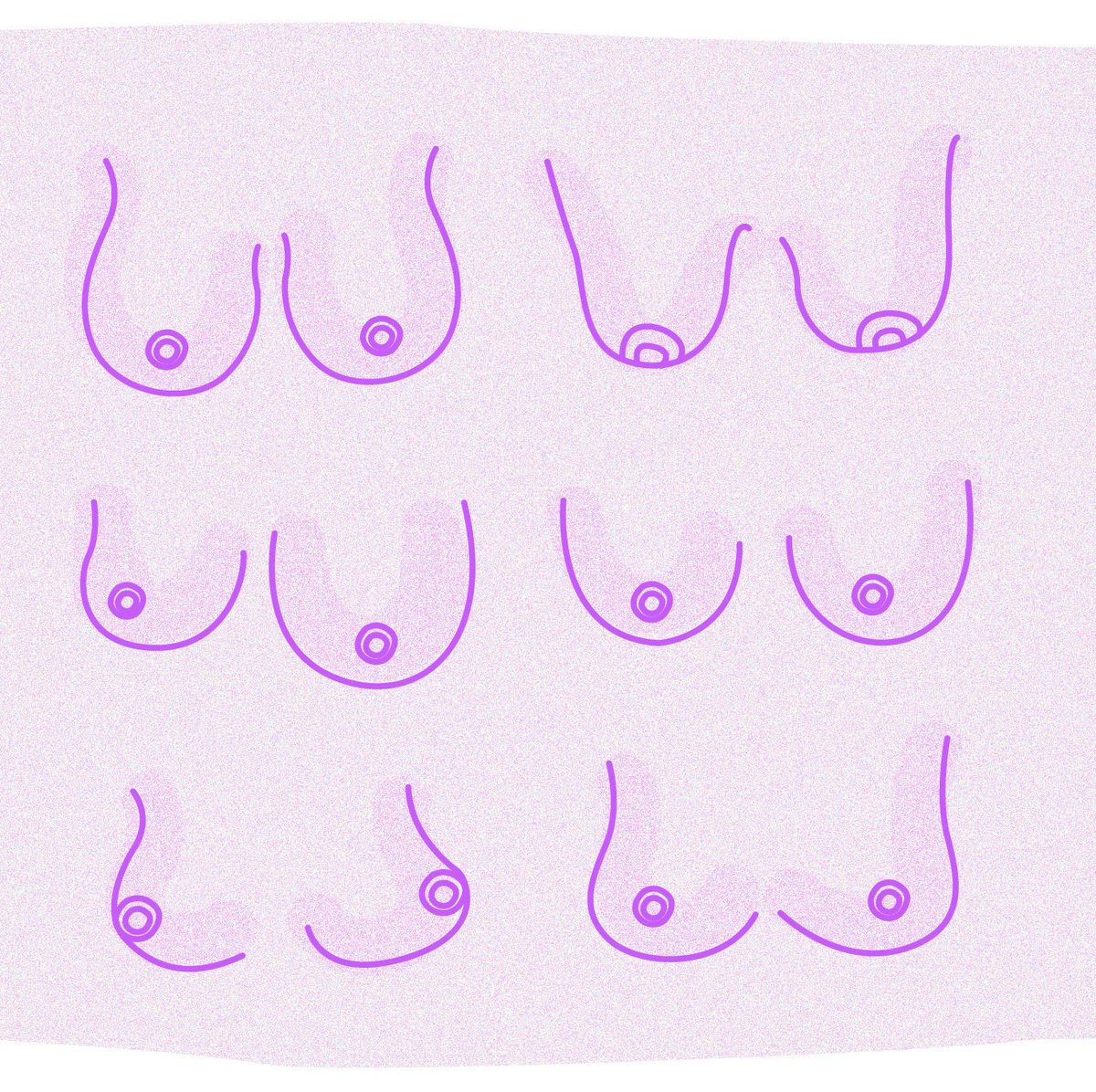 What does it mean if your breasts are top or bottom heavy? How do