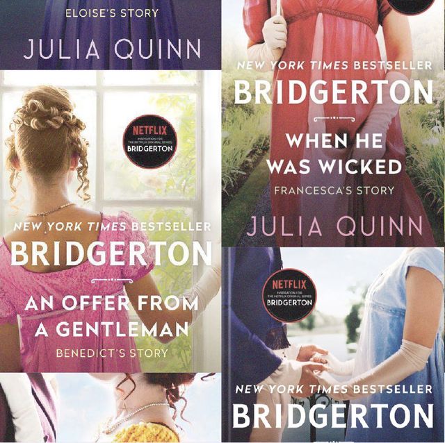 Bridgerton Family Book Series Complete Books 1 - 9 Collection Set by Julia  Quinn NETFLIX 