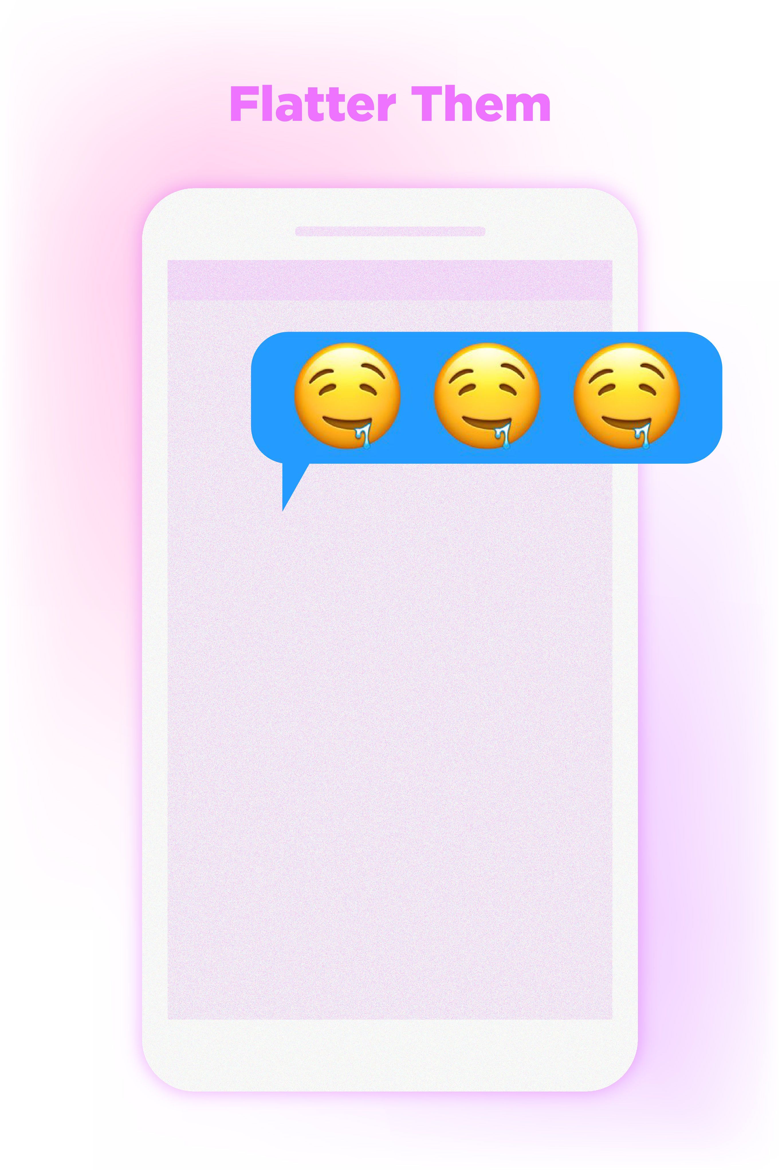 flattered face emoji clipart