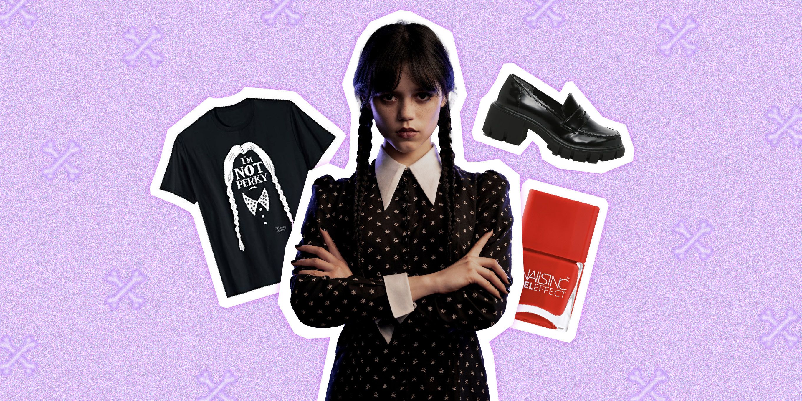 The Addams Family Wednesday Addams Gothic Cosplay Halloween Adult