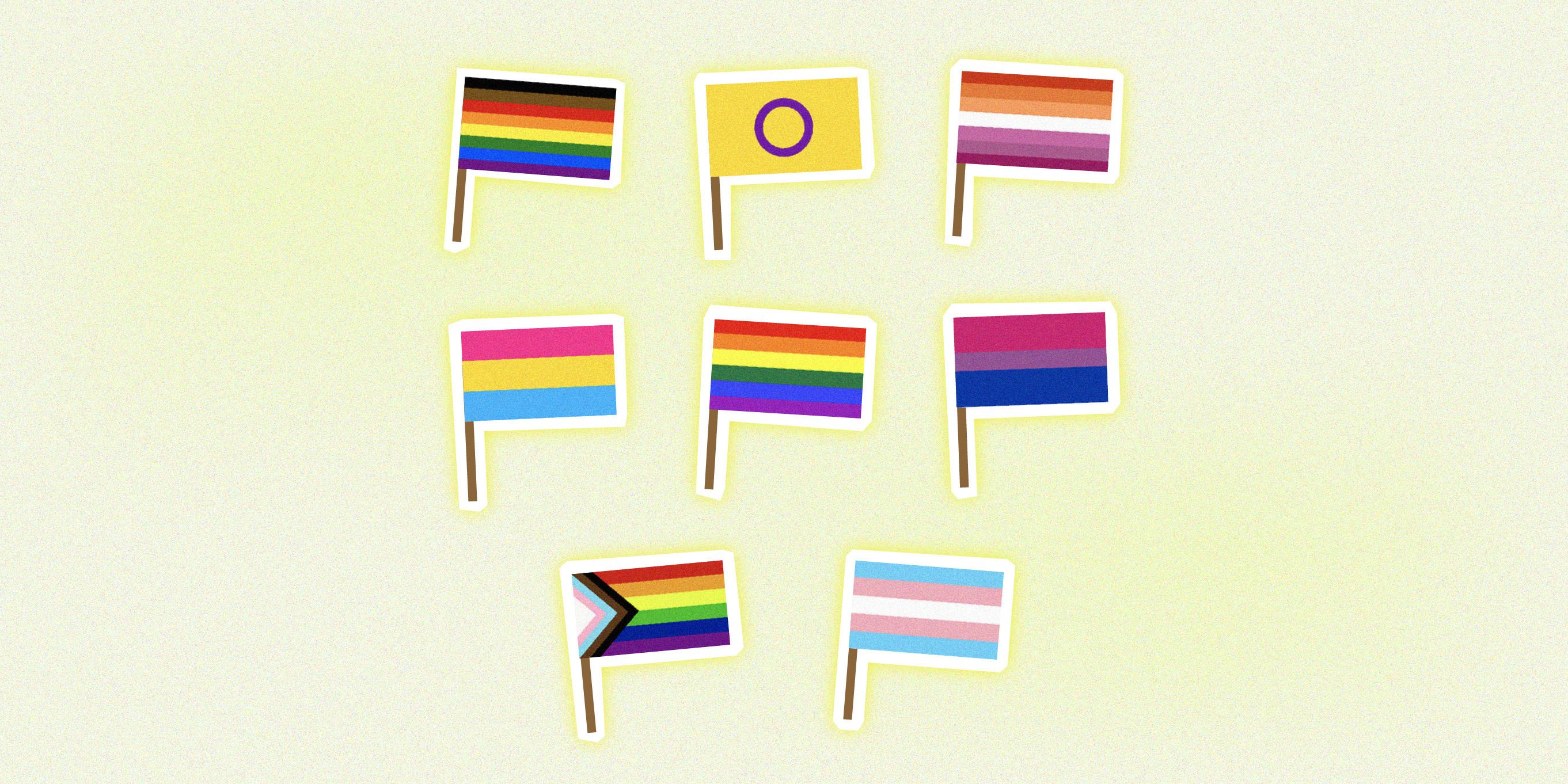 Here's What the Different LGBTQIA+ Flags Represent