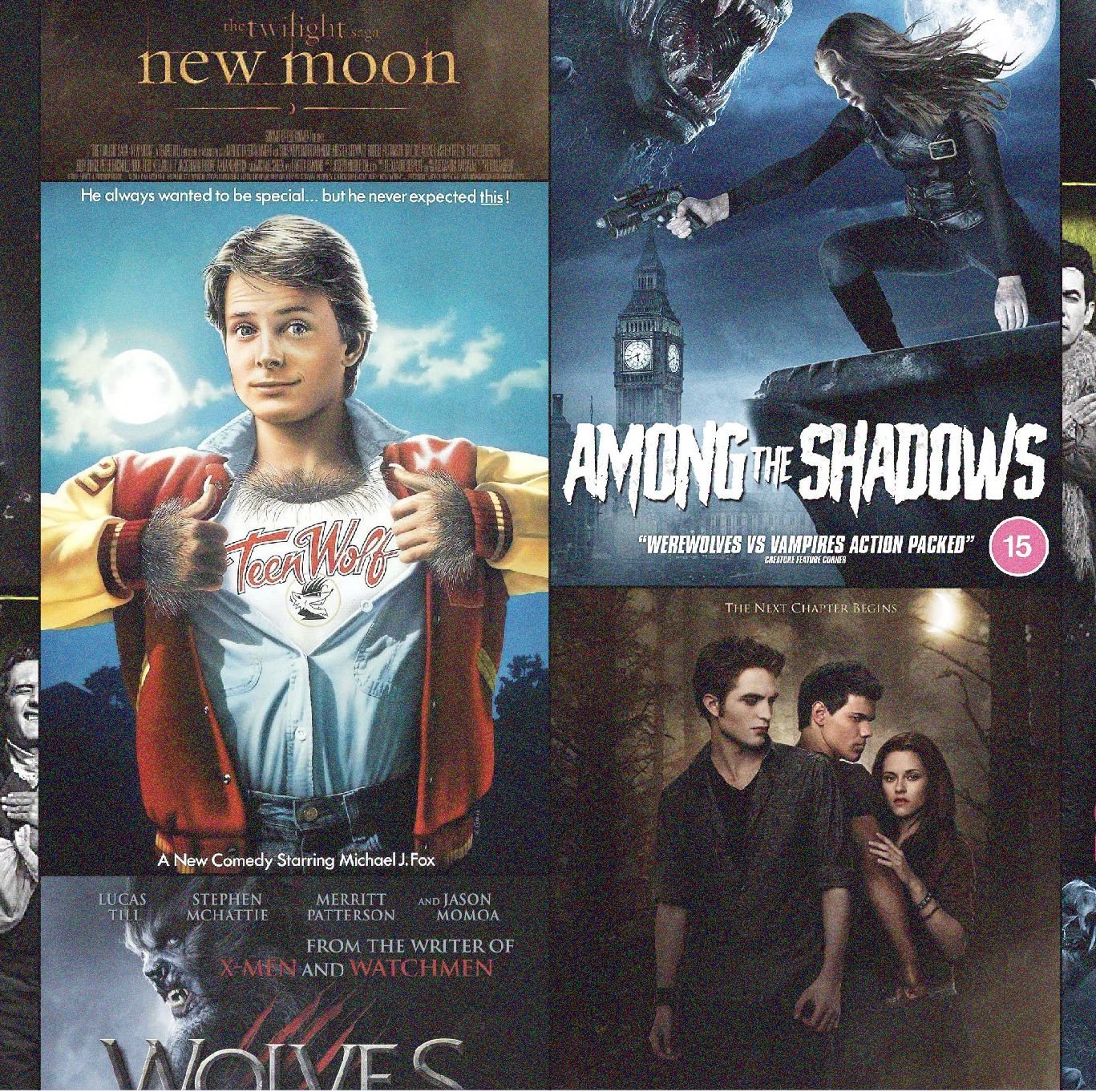 werewolves vs vampires movies