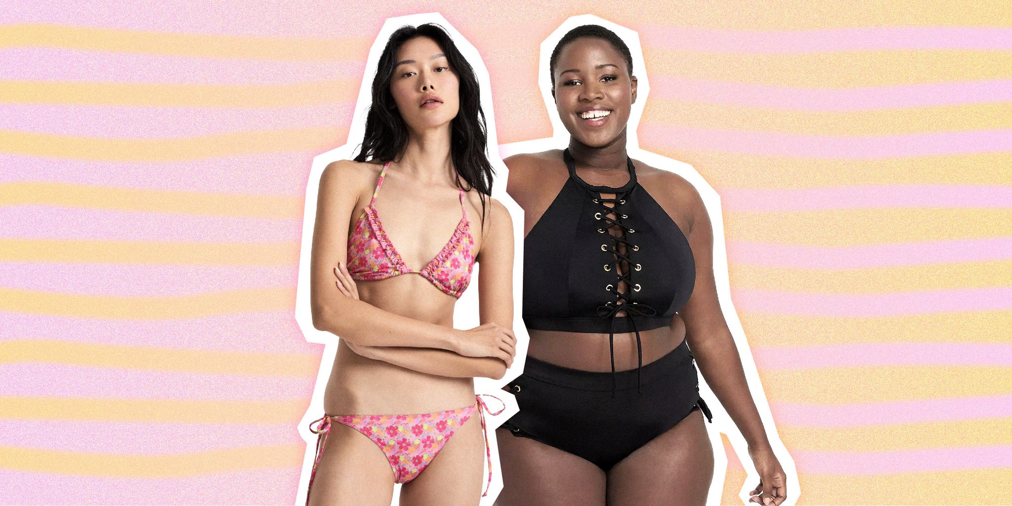 Swimsuit shopping tips for women with large busts, according to