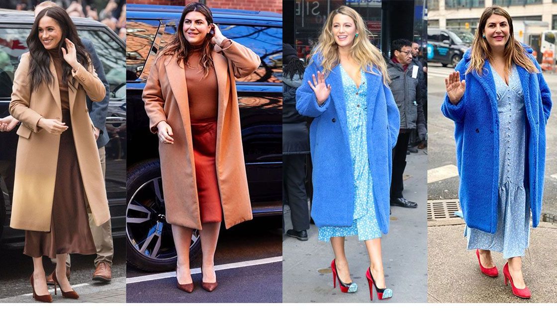 Celebrity fashion - plus size blogger recreates best celeb looks