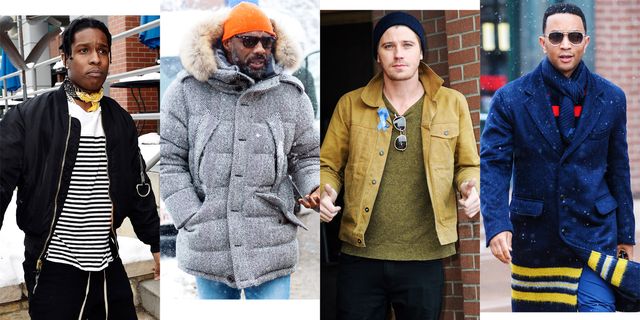 Winter Outfits for Men - Oversized Puffer Jacket and Corduroy Pants