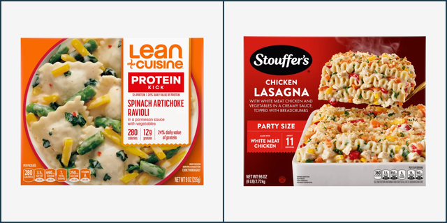 lean cuisine spinach artichoke ravioli stouffers chicken lasagna