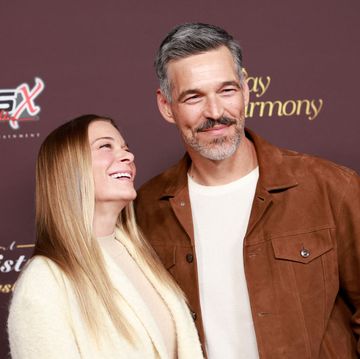 us singer leann rimes l and husband eddie cibrian attend warner bros and hbo max holiday movies event at the warner bros studio lot in burbank, california, on november 16, 2022 photo by michael tran afp photo by michael tranafp via getty images