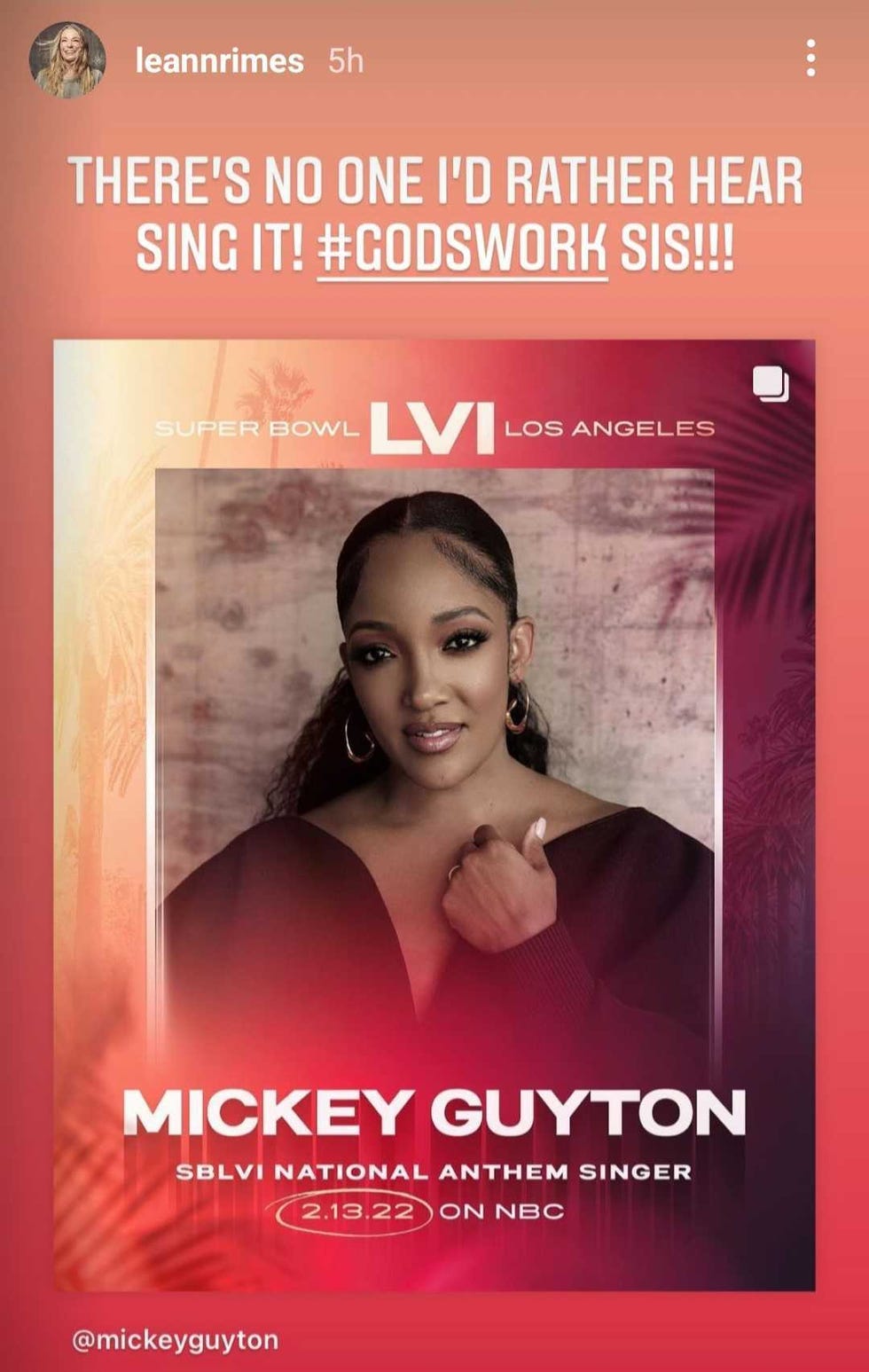 Mickey Guyton announced as Super Bowl 2022 National Anthem singer