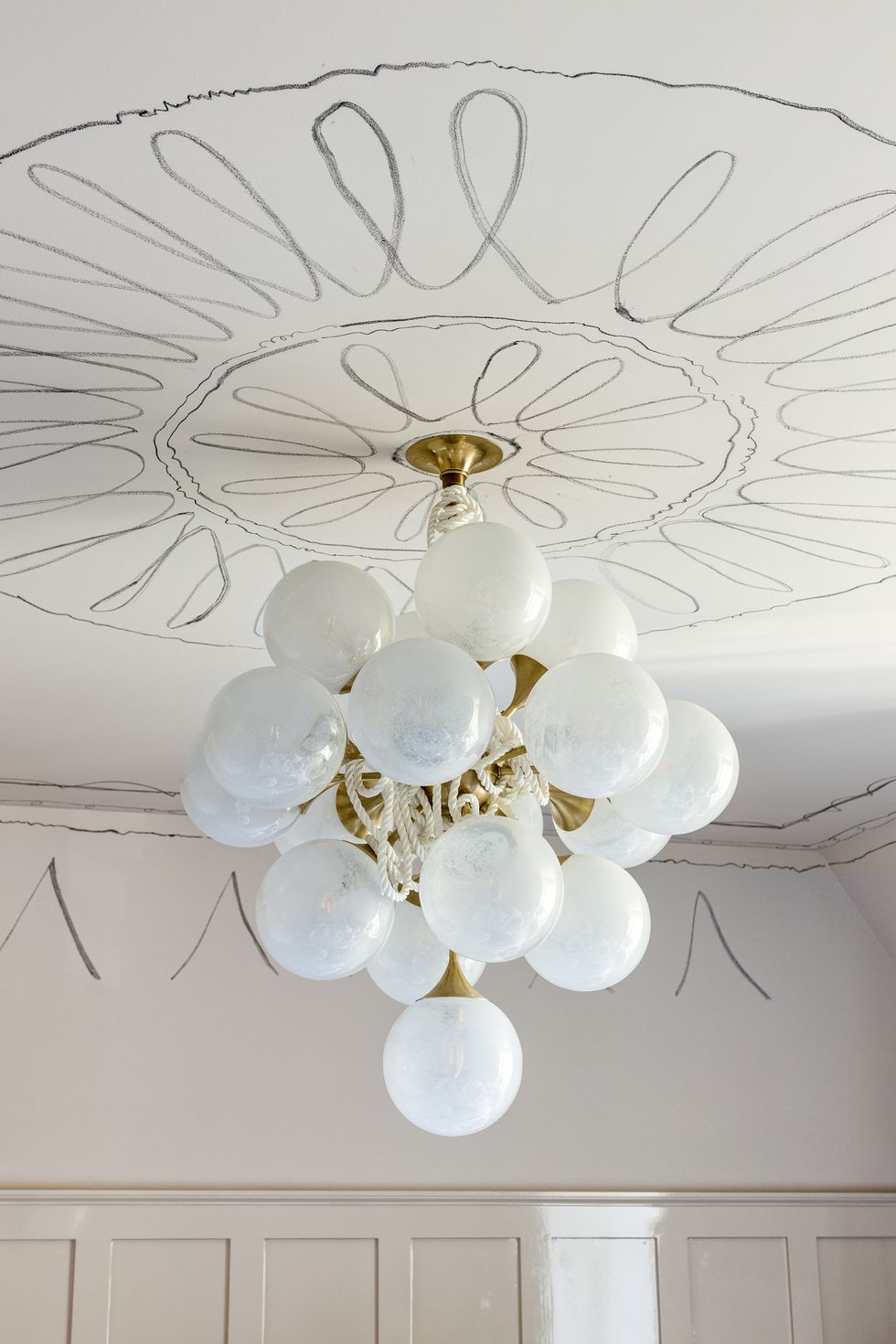 chandelier and ceiling illustration