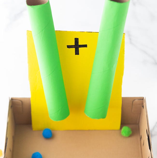 adding tubes learning activity for toddlers and preschoolers