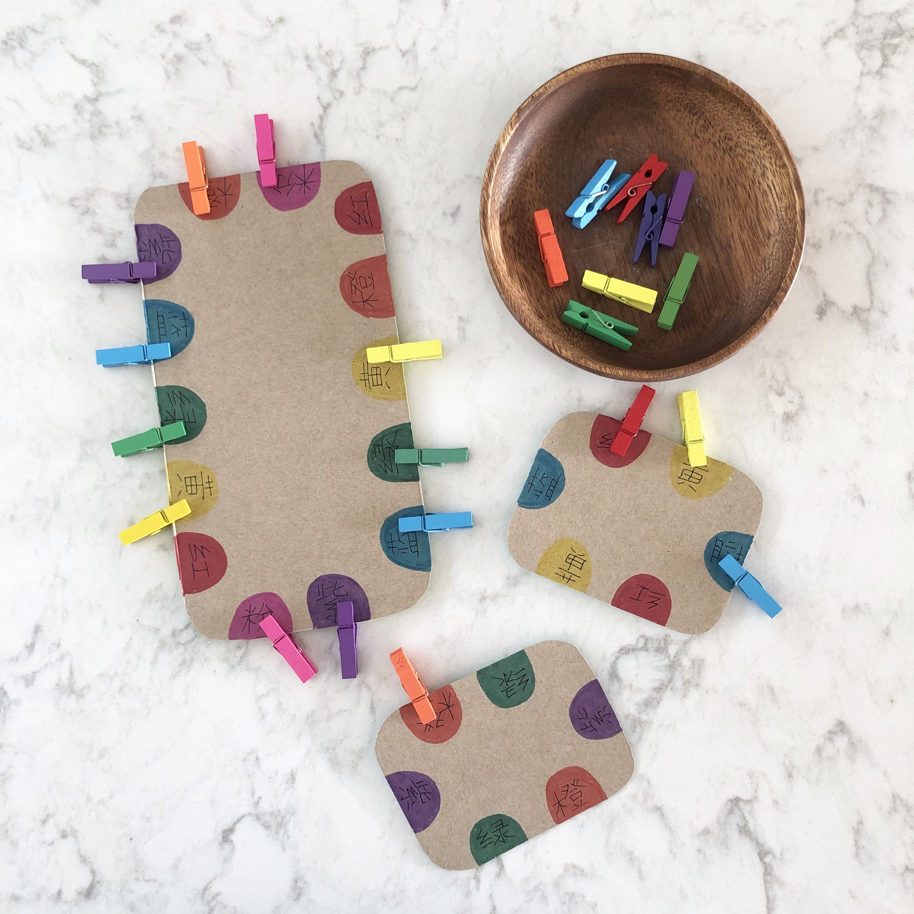 Rocket Ship Clothespin Counting Activity - Happy Toddler Playtime