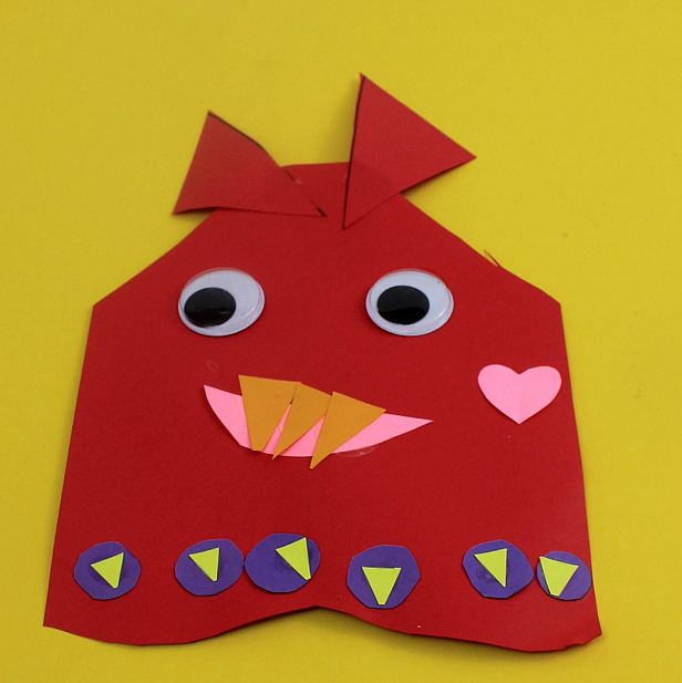love monster learning activity for toddlers and preschoolers