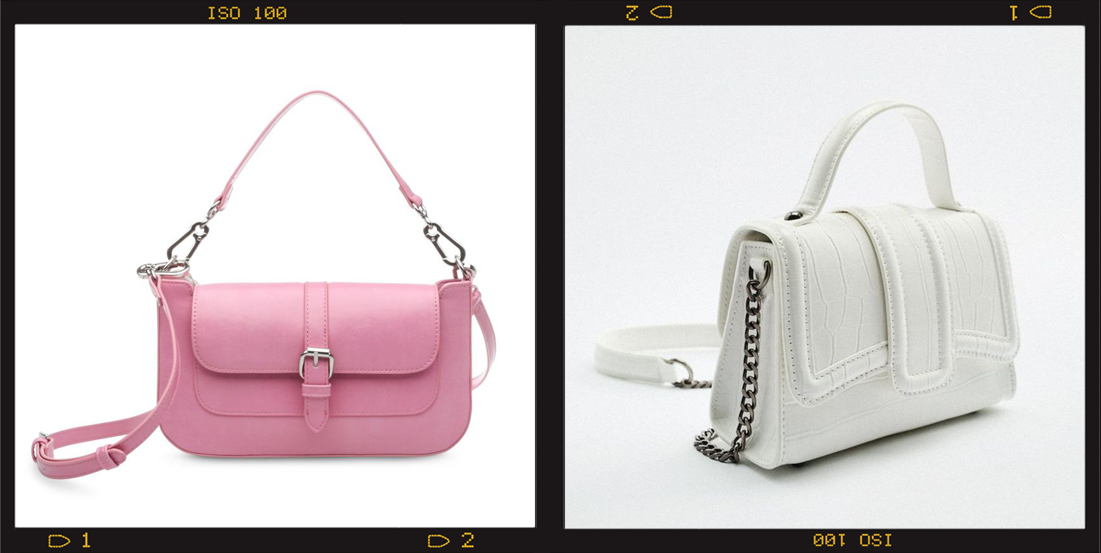 Pastel Two-Tone Tote Bag - Designer Handbag for Women - Daily Essential - PU Leather - Faux Leather - Shoulder Bag