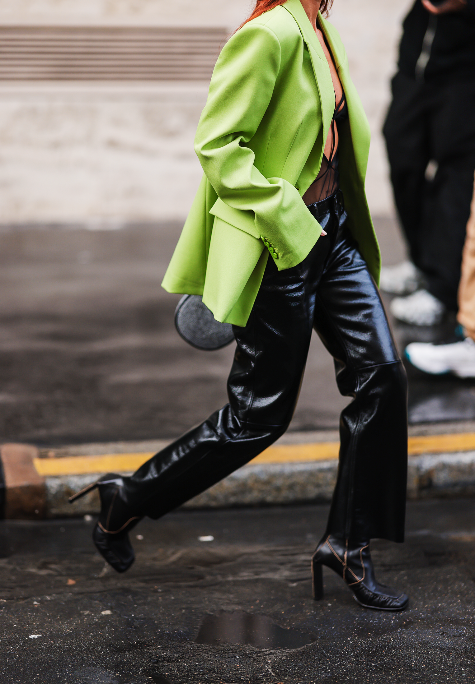 How To Wear Leather Trousers Like The Street-Style Set | British Vogue