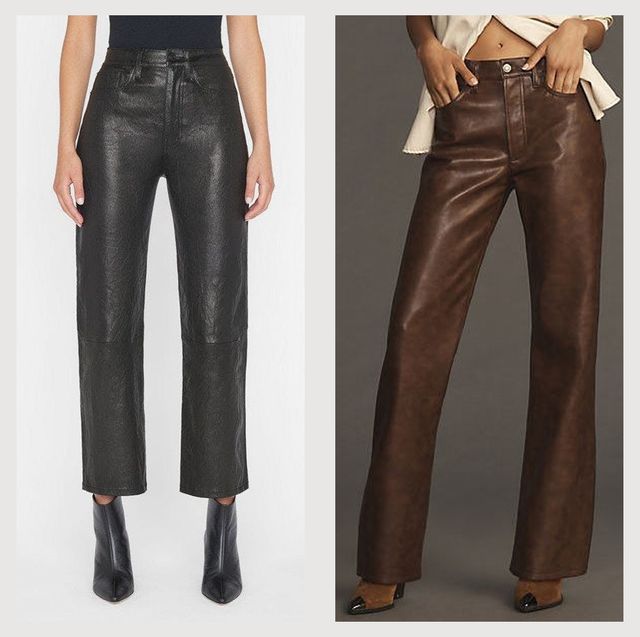 Leather pants are definitely going to be coming back in this fall and  winter. These pants add much more of an edge t…