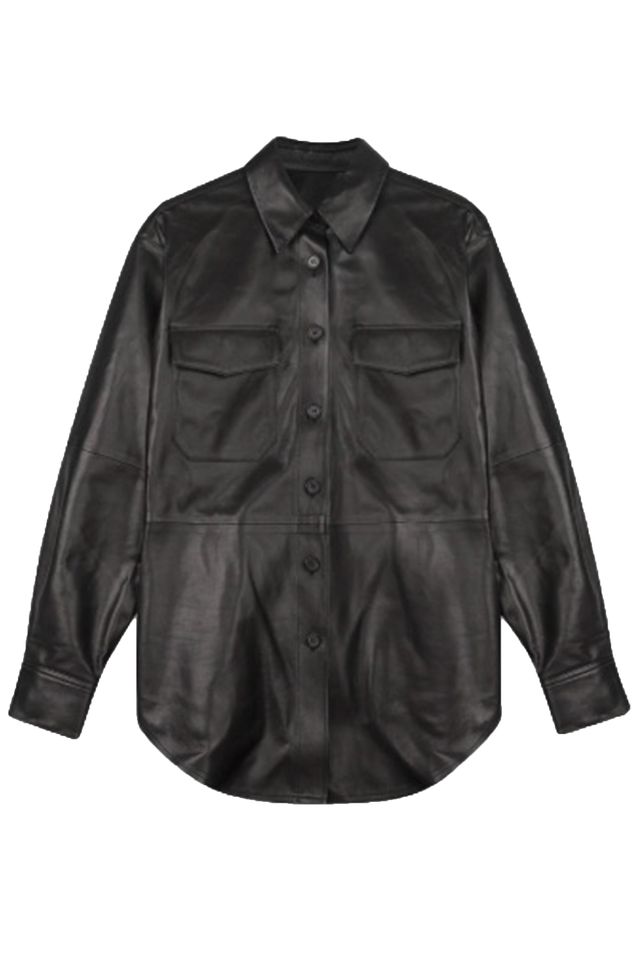 leather shirt   stockholm style