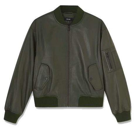 leather bomber