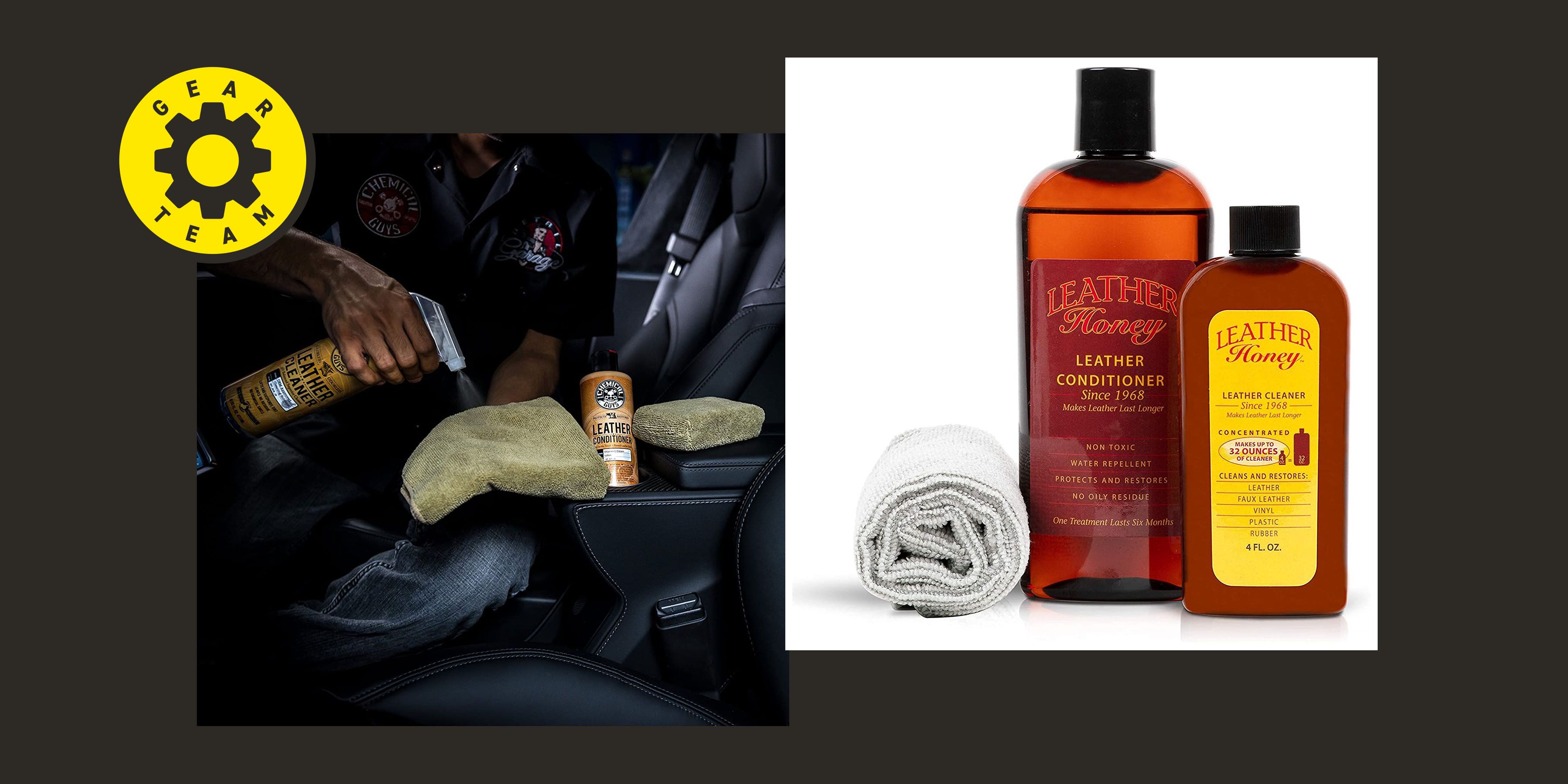 Apple Brand Leather Care Kit 4 oz Cleaner & 4 oz Conditioner +
