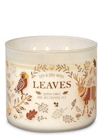 bath & body works fall candles