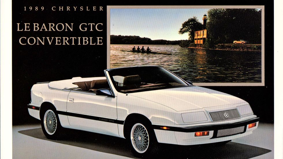 1989 chrysler le baron gtc convertible