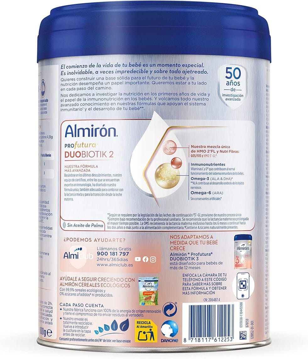 leche en polvo almiron bote