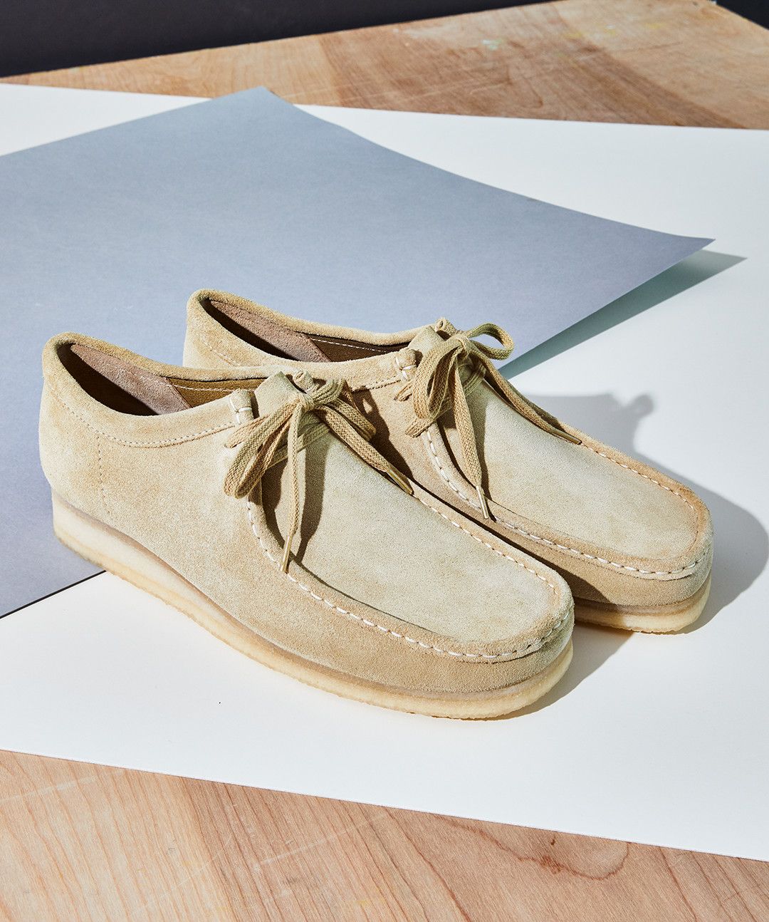 Low top cheap clarks wallabees